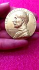 Allied Commander During The First World War French Art Noueau Gilt Silver Medal