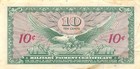 Usa mpc  10  Cents   1964  Series Of 641  Plate   79  Circulated Banknote Esu