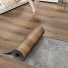 Luxury Thicken Wood Grain Peel And Stick 17 72  w X 118  L Brown Vinyl Flooring
