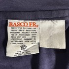 Rasco Mens Large Fr Flame Resistant Long Sleeve Henley Pocket 3 Button T-shirt