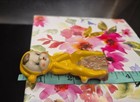 Rare Mcm Vintage Pixie Miniature Figurine - Cute Elf In Yellow Suit Japan 1940s