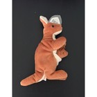 Ty Beanie Baby Pouch The Kangaroo With Joey Plush Collectible Brown 1996 Tag