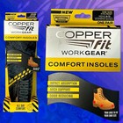Copper Fit Insoles Pro Work Gear   Unisex Os  men 8-13   women 9  -14    Trim2fit