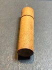 Antique Wooden Sewing Straight Pin Storage Cylinder W  Top Exc Cond