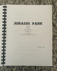 Jurassic Park Horror Movie Script Reprint Full Screenplay Script