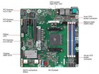 Asrock Rack X570d4u Micro-atx Server Motherboard Amd Am4 Pga 1331 Dual Glan