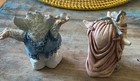 Vintage Krystonia Figurines Lot Of 2 - Shigger Wizard   Poffles Fantasy Figures