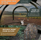 Portable Hunting Chair Blind 1 2 Man One-way See Through Camouflage Tent