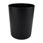 2 Pack Mainstays Bathroom Trash Can  5 Gallon Plastic Garbage Bucket Black