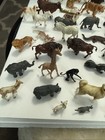 Large Vintage Plastic Animal Lot Larami Corp Britians Ltd Zoo Plus 