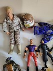 Vintage Mixed Junk Drawer Toy Lot Action Figures Dolls Polly Pocket Fisher Price