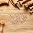 6 Pcs Solid Wood Railing Posts Baluster Spindles Home Decoration Column