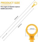 Car Engine Oil Dipstick Replacement  Professional Double Hole Dip Stick Car Acce