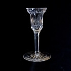1  one  Waterford Giftware Cut Crystal 5  Single Candle Holder - Signed Discont