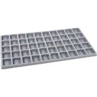 250 Slot Pendant Jewelry Showcase Gray Display Tray