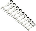 Gearwrench 10 Piece 90-tooth 12 Point Stubby Flex Combination Ratcheting Wrench