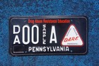 Pennsylvania Dare Sample License Plate