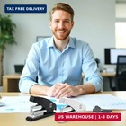 M g Effortless Stapler For Desk  50 Sheet Capacity  Heavy Duty Desktop Stapler W