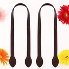 2pcs Leather Purse Handles Totebag Straps Replacement Handbag Handle For Diy    