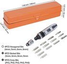 1 2  Impact Screwdriver  Manual Reversible Impact Driver Set With 13 Piece Hand