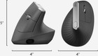 Logitech - Mx Vertical Advanced Wireless Optical Mouse With Ergonomic Design