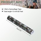 Camo Roll 8 x5ft Self Adhesive Digital Camo Vinyl Wraps Numeral Dark Green