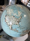 Vintage 1970s Rand Mcnally 12  World Portrait Globe  Raised Relief Ussr