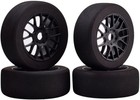 Rc Wheels And Tires  4pcs 1 8 Off-road Eva Foam Tires 17mm Hex Hubs Wheels Ri   