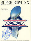 Richard Dent Autographed signed Super Bowl Xx Program Mvp Beckett 37387