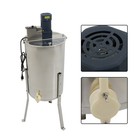 Electric Honey Extractor Stainless Steel Power Beekeeping Extractor 2 4 Frames