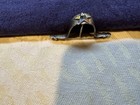 Vintage Sterling Silver Order Of The Eastern Star  oes  Masonic Ribbon Slider