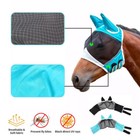 Horse Fly Flying Mask Ears Full Face Mesh Protection Anti-uv Mosquito Insect Us