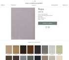 20   sq Holland   Sherry Ropa Violet Sky Wool Fabric Chile Custom Pillow Cover