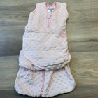 Lot Of 2 Halo Sleep Sack Swaddle Newborn Unisex Pink White Clean