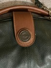 Vtg Capezio 80s Doctor Frame Bucket Bag  Dark Green Crossbody handbag