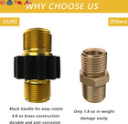 M22 14 Mm Male Thread To M22 14mm Male Fitting Pressure Washer Hose Coupler