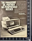 Panasonic Sr  Partner Ibm Compatible Portable Computer Vintage Print Ad 1984