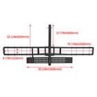 75  Anti Tilt Motorcycle Carrier Scooter Dirtbike Hitch Mount Hauler Rack W ramp