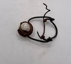 1890s Krumenaker Brewing Co Porcelain Bottle Stopper W  Clamp New York Nyc