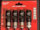 Milwaukee 48-32-6406 4-piece Solid Wire Stripper Set 8-14 Awg For Impact-driver
