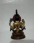 Tibetan Buddhist Brass  Statue 4 2   2 5 