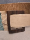 Vtg  Native American Beaded Leather Belt  mb 