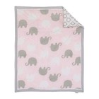 Nojo Dreamer - Pink grey Elephant 8 Piece Comforter Crib 