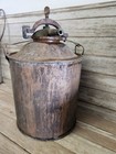 Antique Primitive Copper Moonshine Whiskey Still Water Cooler Boiler Spigot