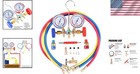 3 Way Ac Manifold Gauge Set Hvac Diagnostic Charging Tool For R404a R134a