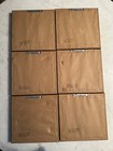 Very Rare   Antique Americana - Set Of 6 Fabric Quilted Puffy Artwork Pieces