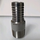 316 Stainless Steel Hose Barb Fitting 1  Npt Pipe - 1  Barbed X Mip