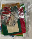 New Bucilla  Ho Ho Ho Santa Christmas Felt Holiday Ornament Kit 86166 Set Of 6