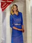 1985 Butterick Sewing Pattern 5408 Womens Pullover Dress Size 14-18 Vintag 17931