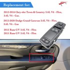 Okay Motor 68110870aa Power Window Switch Driver Side For 2012-2015 Chrysler